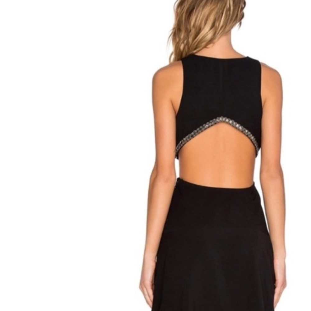 NBD Beaded Cutout Party Black Prom Summer Women's Dress Size Xs - Picture 2 of 8
